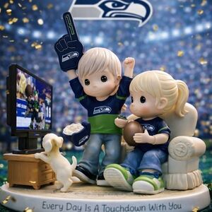 Seattle Seahawks Precious Moments “Every Day Is A Touchdown With You” Super Bowl